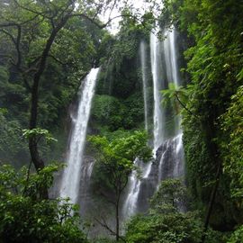 Hidden Waterfall Paradise on the Island of the Gods
