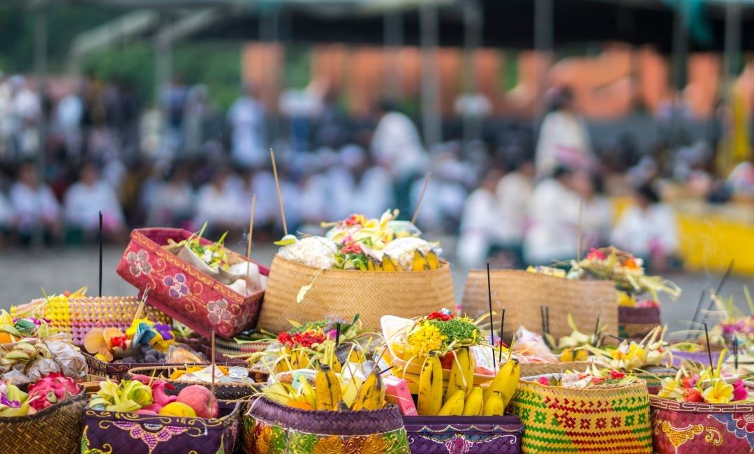 Covid-19 Spread Out: Nunas Ica Peneduh Gumi Ceremony is Held by Bali Indigenous Village Residents