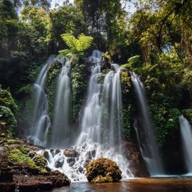 The Exciting Hike to Banyu Wana Amertha Waterfall