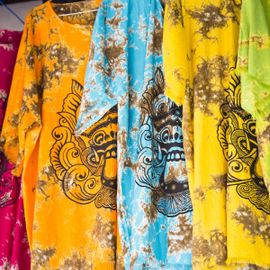 Barong T-shirts, Balinese Souvenirs Produced by the Residents of Beng Gianyar Village