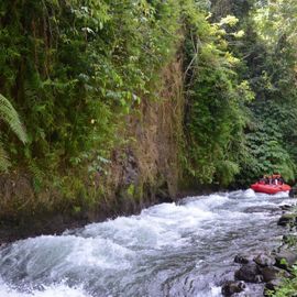 Rafting Through The Melangit River, Klungkung