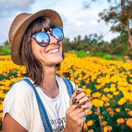 Capture Those Golden Moments in the Middle of Marigold Garden