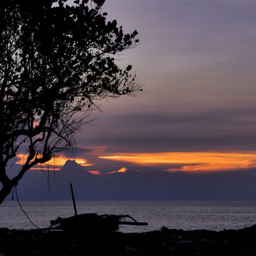 Enjoying The Melancholy of Sunset in Cinta Beach at Kedungu, Tabanan
